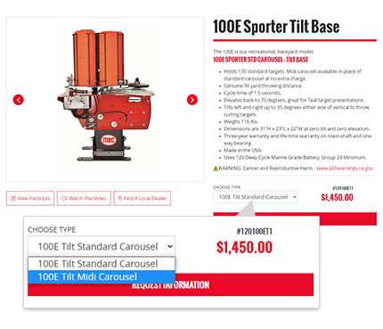 ECommerce Product Page
